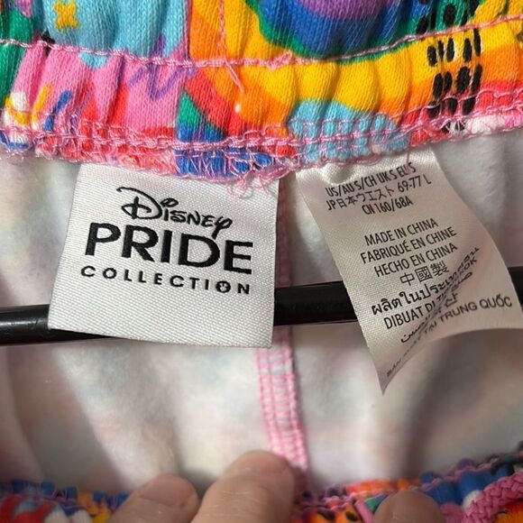 NWT Disney Women's Colorful PRIDE Shorts Size Small w/ Drawstring Waist - Picture 2 of 6